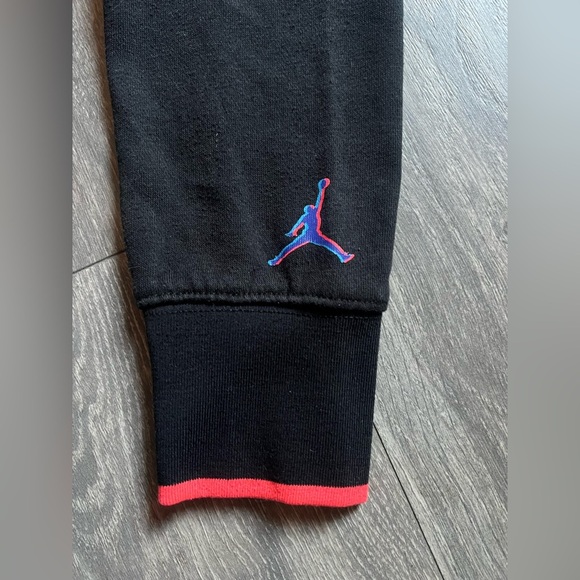 Jordan Kids' Space Glitch Colorblock Pullover Hoodie. Size 8 - 10 years - Picture 7 of 12